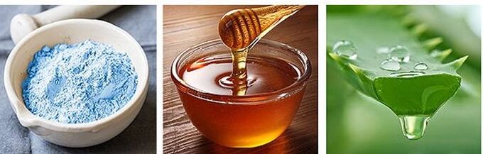 Blue Clay, Honey and Aloe Vera Juice Treat Back Pain